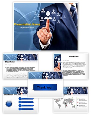 Human Resources Officer Editable PowerPoint Template