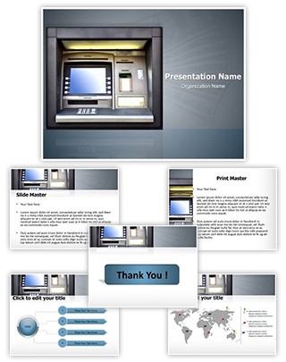 Automated Teller Machine Editable PowerPoint Template