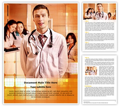 Medical professionals Editable Word Template