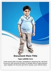 Obesity In Children Editable Template