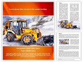 Snow Removal Editable PowerPoint Template