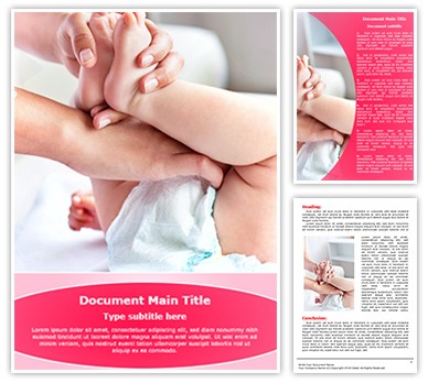 Changing Diaper Editable Word Template