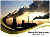 Smoking Chimneys Editable PowerPoint Template