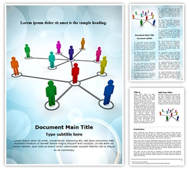 People Network Editable Word Template