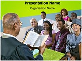 Congregation Church Sermon Editable PowerPoint Template