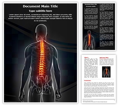 Osteoporosis Editable Word Template