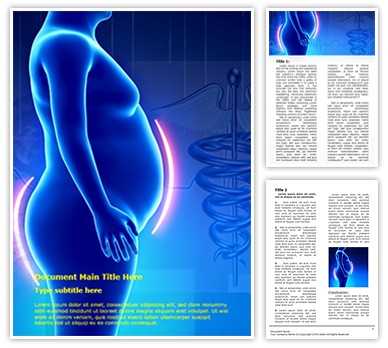 Over Weight Man Editable Word Template