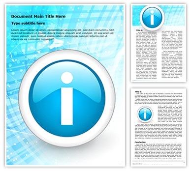 Information Editable Word Template