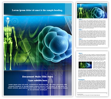 Stem cells Editable Word Template