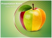 Mixed Fruit Apple Editable PowerPoint Template