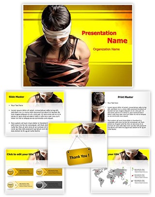 Human Trafficking Editable PowerPoint Template