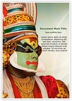 Kathakali tradional dance Editable Template
