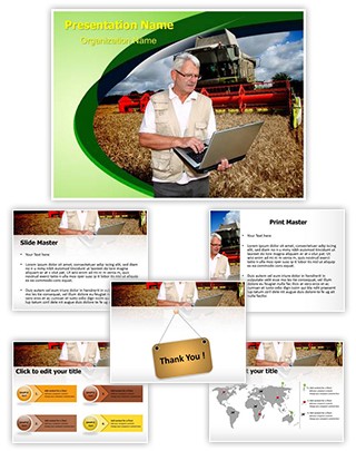 Agriculture Technology Editable PowerPoint Template