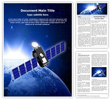 Satellite Editable Word Template