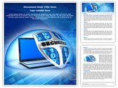 Security Shield Editable PowerPoint Template