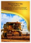 Combine Harvester Editable Template