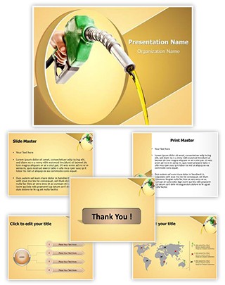 Petrol Fuel Editable PowerPoint Template