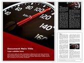 Speeding Editable PowerPoint Template