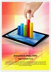 Tablet with graph Editable Template