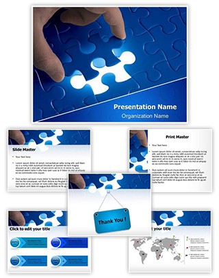 Missing Puzzle Editable PowerPoint Template