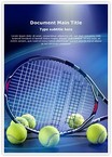 Tennis Racket Editable Template