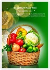 Vegetable Basket Editable Template