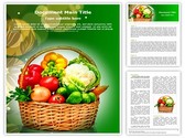 Vegetable Basket Editable PowerPoint Template