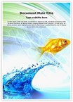 Water Fish Editable Template