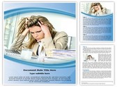 Workplace Stress Editable PowerPoint Template