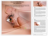 Contact lens Template