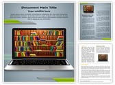 Digital library Editable PowerPoint Template