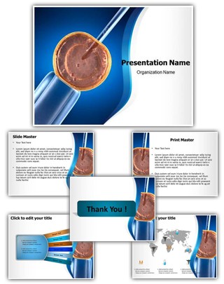 Cell Manipulation Editable PowerPoint Template