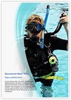 Scuba Diver Editable Template