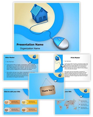 Mortgage Real Estate Editable PowerPoint Template