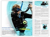 Scuba Diver Template