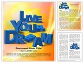 Live Your Dream Editable PowerPoint Template