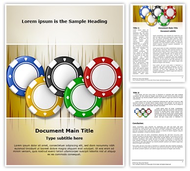 olympic Editable Word Template