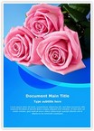 Pink Rose Editable Template