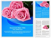 Pink Rose Template