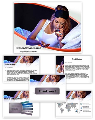 Sleeping Pills Editable PowerPoint Template