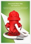 Fire Hydrant Editable Template