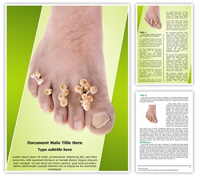 Foot mycosis Editable Word Template