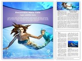 Mermaid Editable PowerPoint Template