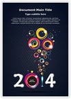 New Year Abstract Editable Template