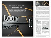 Login Password Editable PowerPoint Template