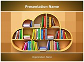 Cloud Library Editable PowerPoint Template