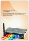 Wifi Router Editable Template