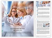 Science Students Laboratory Editable PowerPoint Template