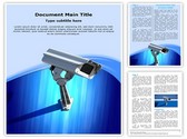Security Camera Editable PowerPoint Template