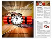 Time bomb Editable PowerPoint Template